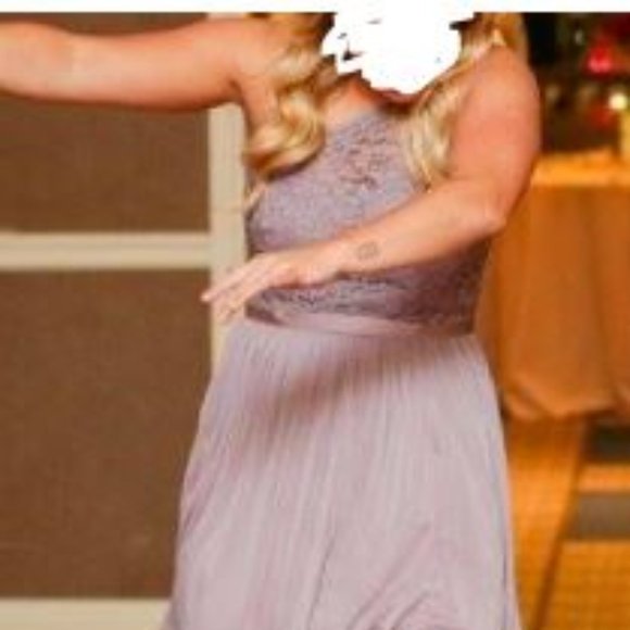 Grey Bridesmaid Dress - Picture 2 of 4